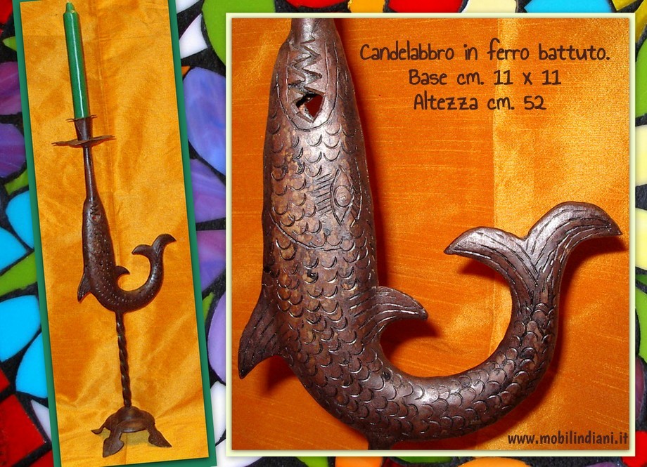 candelabbro-in-ferro-figura-pesce